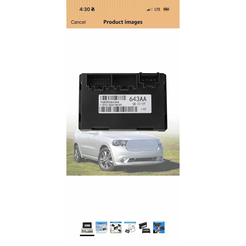 Transfer Case Control Module For 2011-2013 Dodge Durango Jeep Grand Cherokee SUV